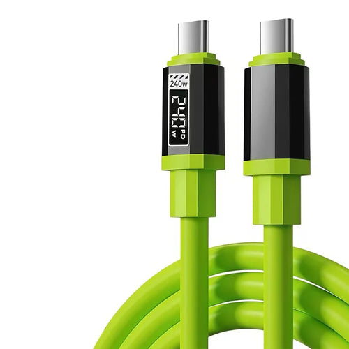 240W Type C To Type C Super Fast Charging Cable Universal High Power