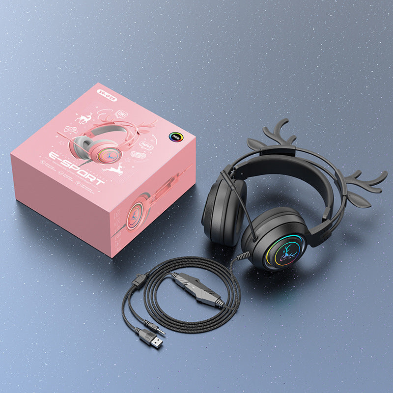 Wired PS5 Headset for Computer and Mobile Gaming