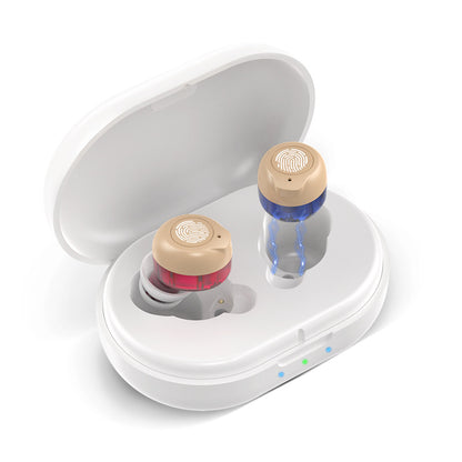 Bluetooth Hearing Amplifier with Magnetic Charging Case