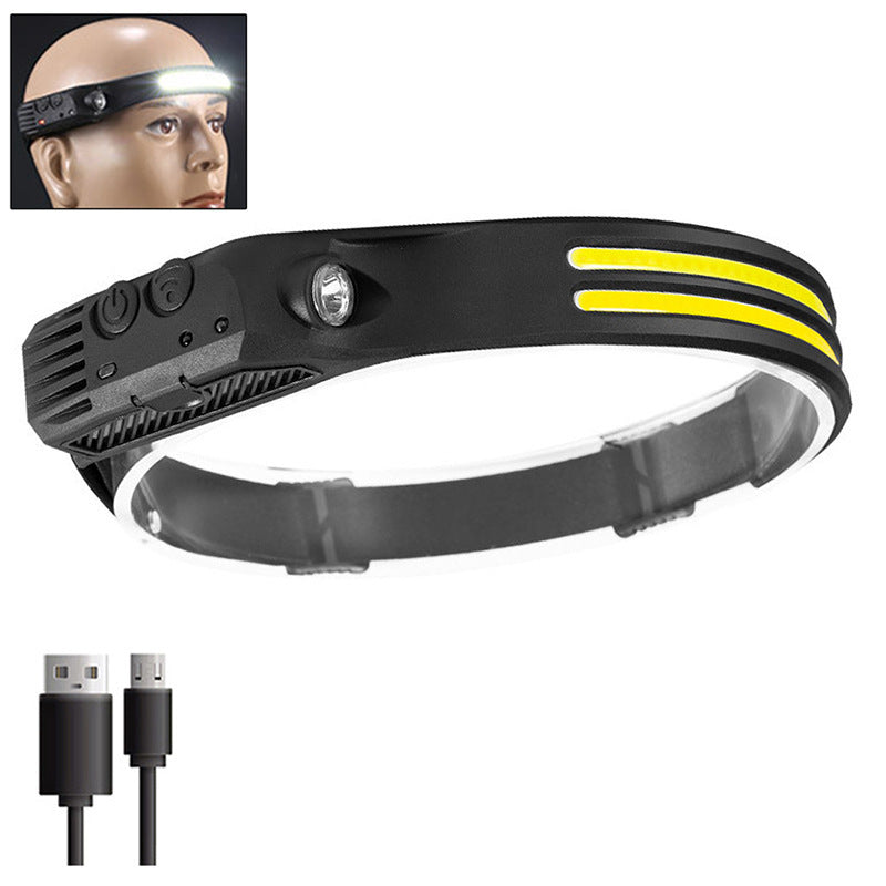 Headlamp Head-mounted Strong Light Charging Night Fishing Headlamp