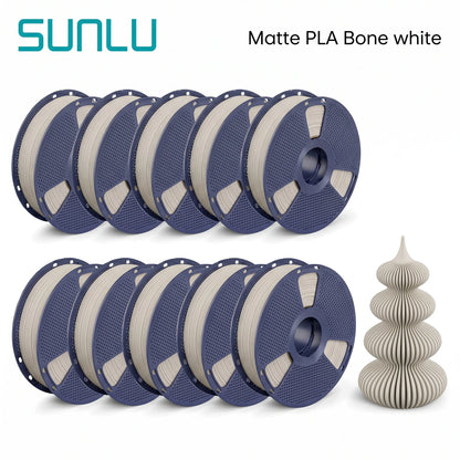 SUNLU Matte PLA filament 10kg 1.75mm 1roll/kg(2.2lbs)