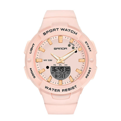 SAN DA Brand Watch For Sports 5 Bar Waterproof