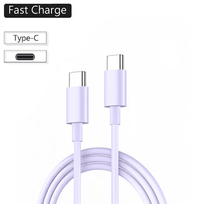 PD 60W Type C to Type C Cable For IPhone 15 16 Fast Charging For