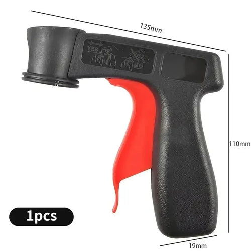 1 Pcs Plastic Portable Spray Paint Handle, Universal Reusable Car