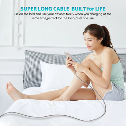 60W PD USB-C to USB-C Fast Charging Cable Nylon Braided Type-C Data