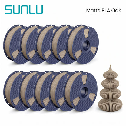 SUNLU Matte PLA filament 10kg 1.75mm 1roll/kg(2.2lbs)