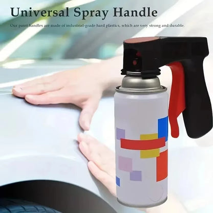 1 Pcs Plastic Portable Spray Paint Handle, Universal Reusable Car