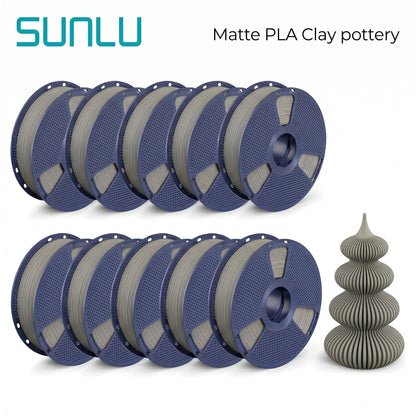 SUNLU Matte PLA filament 10kg 1.75mm 1roll/kg(2.2lbs)