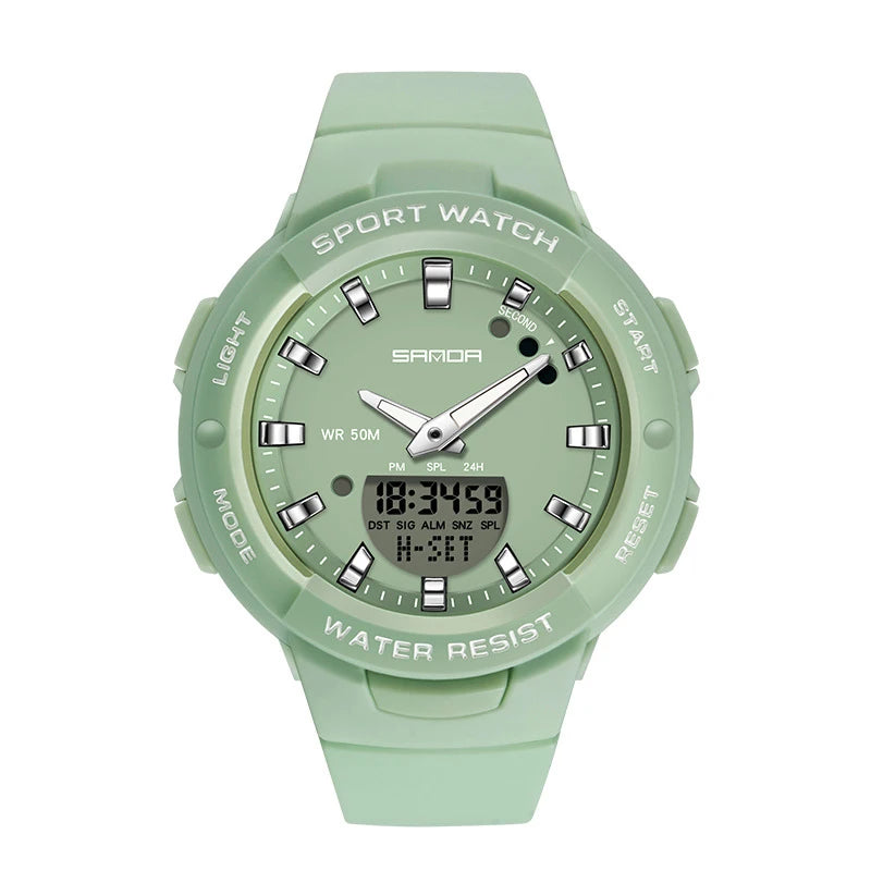 SAN DA Brand Watch For Sports 5 Bar Waterproof