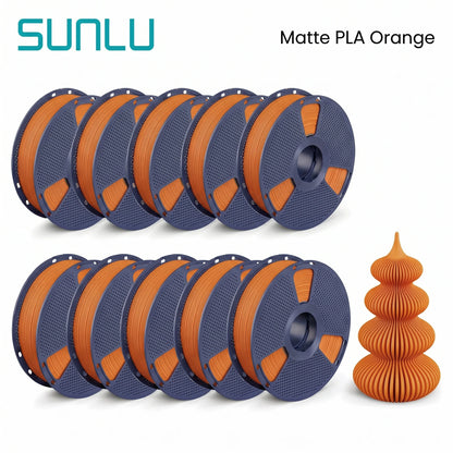 SUNLU Matte PLA filament 10kg 1.75mm 1roll/kg(2.2lbs)