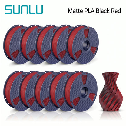 SUNLU Matte PLA filament 10kg 1.75mm 1roll/kg(2.2lbs)