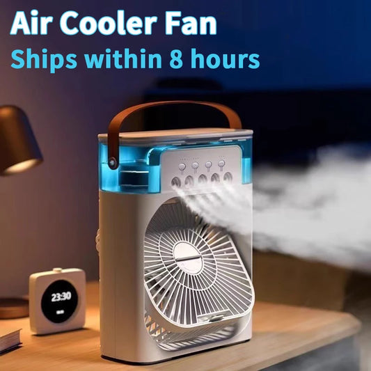 Tragbarer USB-Luftkühler – 3-in-1 Persönliche Klimaanlage, Luftbefeuchter und Kühlventilator
