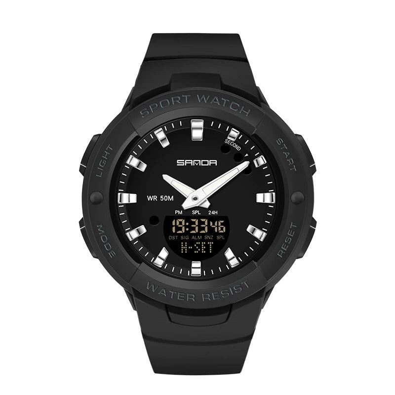 SAN DA Brand Watch For Sports 5 Bar Waterproof