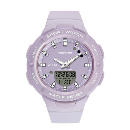SAN DA Brand Watch For Sports 5 Bar Waterproof