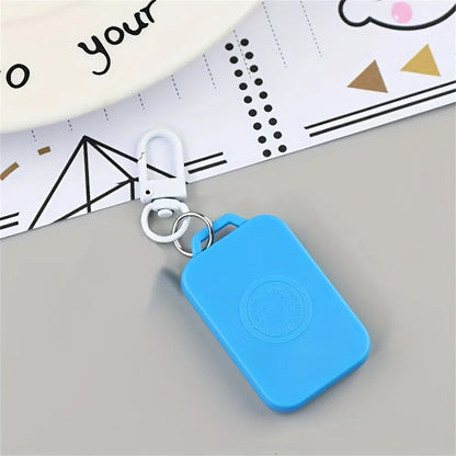 1/4pcs LED Keychain Pocket Watch Digital Display