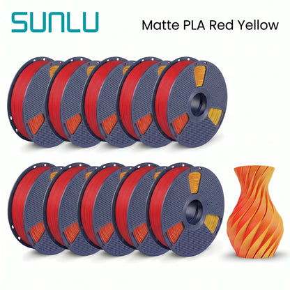 SUNLU Matte PLA filament 10kg 1.75mm 1roll/kg(2.2lbs)