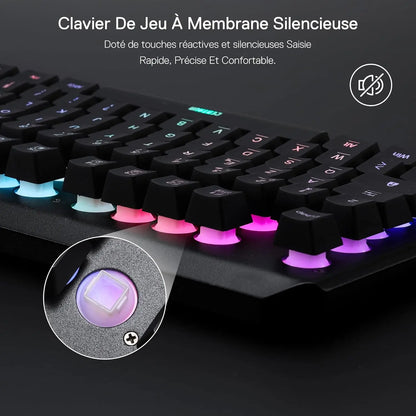 Redragon K506 Wired Gaming Keyboard with Rainbow LED