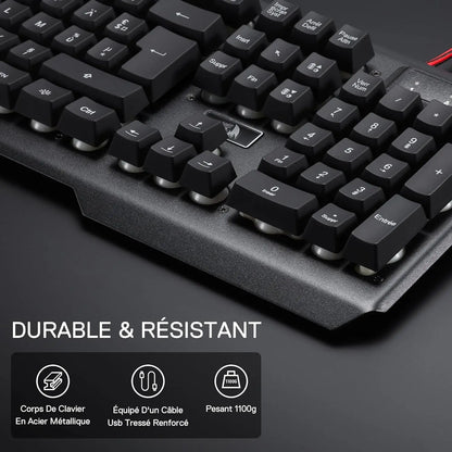 Redragon K506 Wired Gaming Keyboard with Rainbow LED
