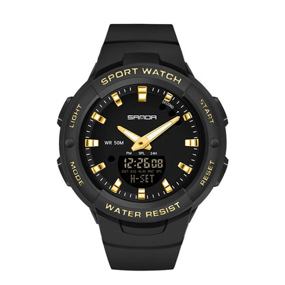 SAN DA Brand Watch For Sports 5 Bar Waterproof