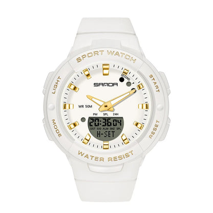 SAN DA Brand Watch For Sports 5 Bar Waterproof