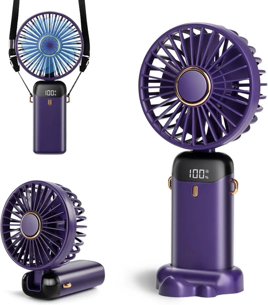 3-in-1 faltbarer tragbarer Ventilator – Wiederaufladbar