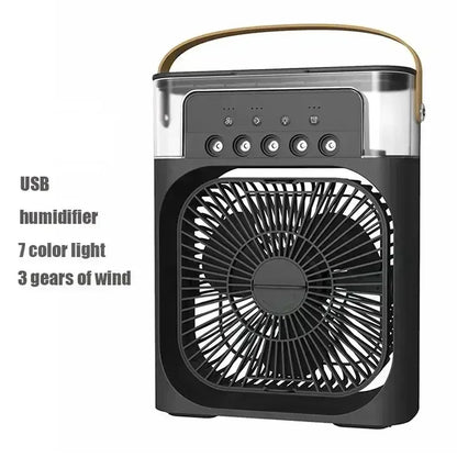 New 3 In 1 Mini Air Cooler Portable Fan Air Conditioner Humidifier