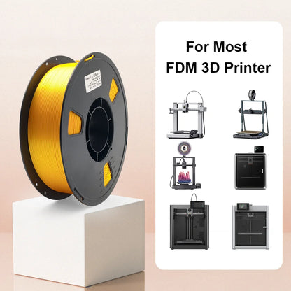 5KG Silk PLA Plastic Gold Sliver,3D Printer Filament 1.75mm 1KG