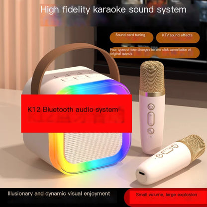 K12 Bluetooth Portable Wireless Karaoke Speaker System